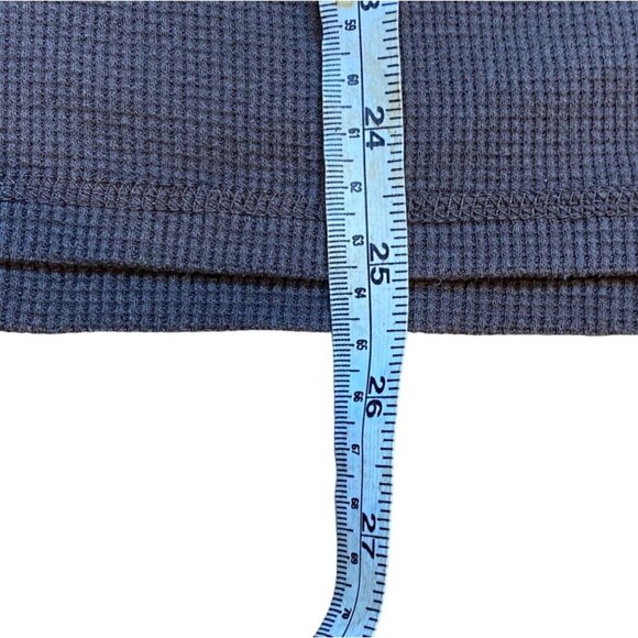 Y2K MMA Thermal Waffle Knit  Long Sleeve Shirt Skeleton Wings Goth Affliction St - Picture 6 of 7